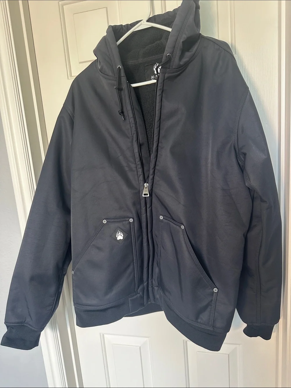 Duluth Trading Co Men's Black Hooded Coat